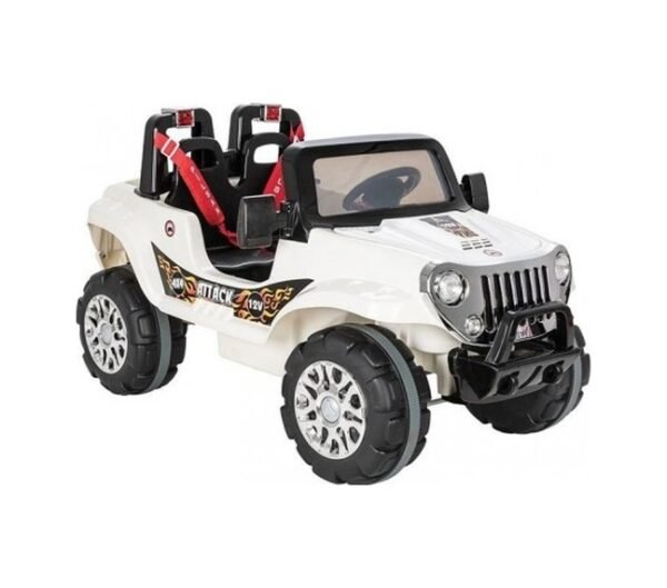 Pilsan Attack Sd Usb Radyolu Uzaktan Kumandalı 12 V Akülü Jeep Beyaz 05 272 Beyaz