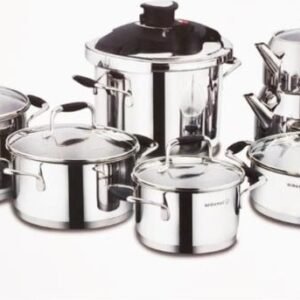 Korkmaz Flora 14 Parça Hiper Set Siyah A1758