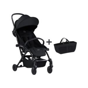 Bumprider Connect³ Bebek Arabası Black-Black & Yan Düzenleyici Çanta