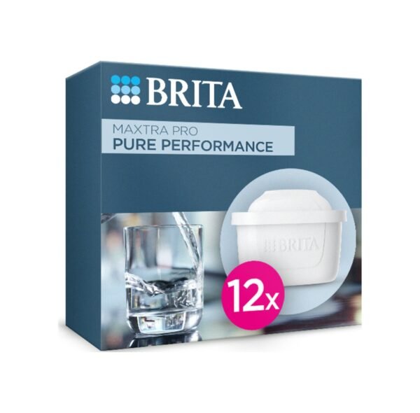 BRITA MAXTRA PRO Pure Performence Yedek Su Arıtma Filtresi, 12’li