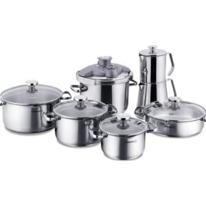 Korkmaz Aqua 14 Parça Hiper Set A1766 Gümüş