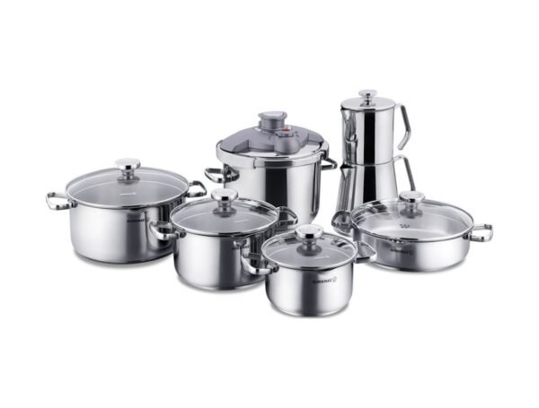 Korkmaz Aqua 14 Parça Hiper Set A1766 Gümüş