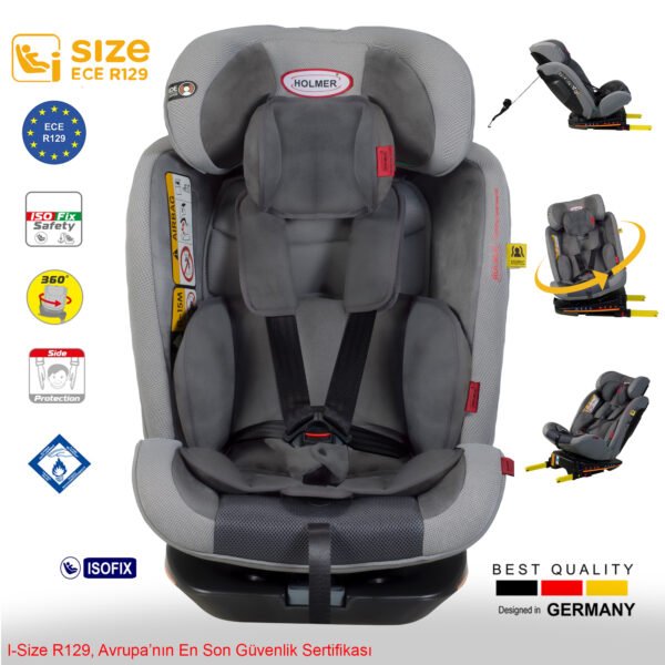 Holmer Kids Maxi Protect Aero 3D 360° Dönebilir Isofix 0  –  36 KG Oto Koltuğu