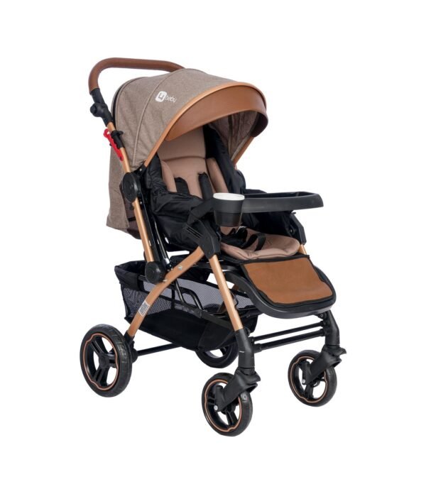 4 Baby Active Plus Çift Yönlü Bebek Arabası Kahverengi