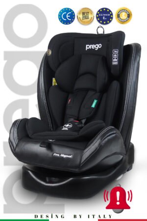 Prego Profix Pro Signal 360 Derece Dönebilen Isofixli 0-36 KG Oto Koltuğu Siyah