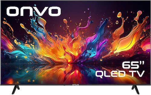 Onvo 65VQ90F3UA 65″ 165 Ekran Uydu Alıcılı 4K Ultra HD Google Smart QLED TV